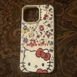 Hello Kitty ivory color 16 pro max Phone Case